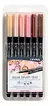 LYRA Marcadores punta pincel Duo Brush x6 Tonos tonos piel - comprar online