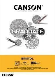 CANSON Block de hojas Bristol A4 180grs (20 hojas)