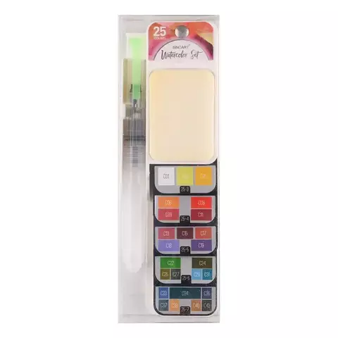 SINOART Set de acuarelas 25 colores+waterbrush - comprar online
