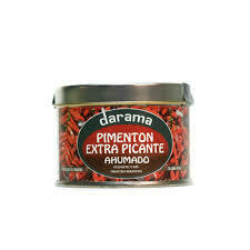 Pimenton extra picante ahumado Darama x 75 grs