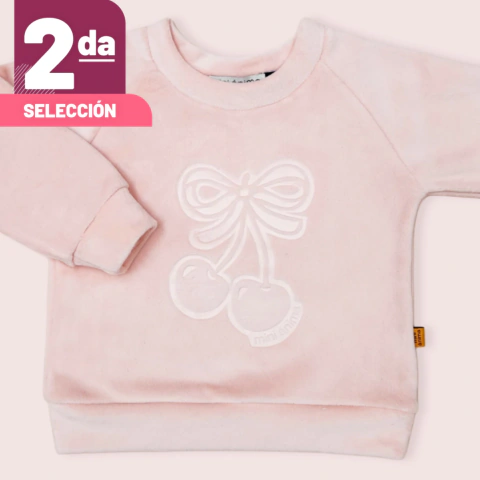 BUZO PLUSH CHERRY -2DA SELECCION- ROSA