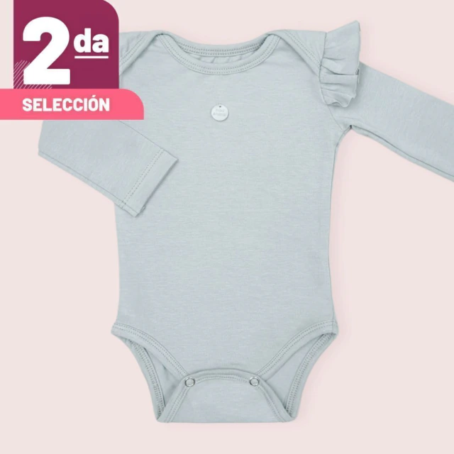 Body m/l volado hombro 2da selección mint grey Mini Ánima