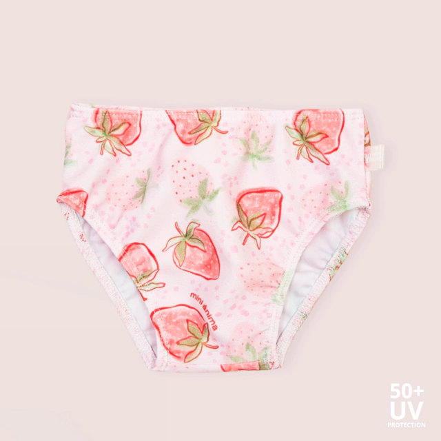 Bombacha de baño UV fresas