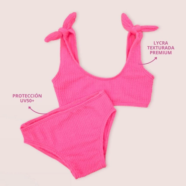 Bikini Malibu fucsia Mini Ánima — imagen 3