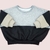 BUZO FRISA COMBINADO GRIS MELANGE