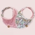 BABERO BANDANA LITTLE FLOWER ROSA MELANGE