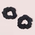 SCRUNCHIES CRETA NEGRO X2