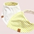 BABERO BANDANA RAYADO LIMA Y BLANCO - Mini Ánima Bebés
