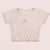 REMERA M/C CROP ROSA NUDE C/ BORDADO
