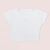 REMERA M/C CROP BLANCO C/ BORDADO