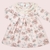 VESTIDO M/L FLORES NINA ROSA NUDE - comprar online
