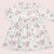 VESTIDO M/L FLORES NINA AQUA - comprar online
