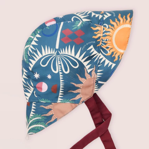 CAPELINA REVERSIBLE SUNSET AZUL - comprar online