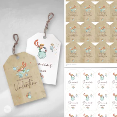 Tag imprimible el principito the little prince