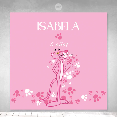 Banner cuadrado digital imprimible backdrop selva acuarela tukit - (copia)