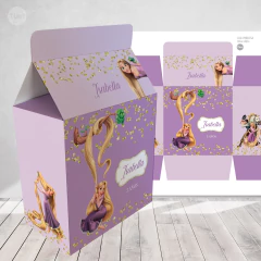 Valijita golosinera imprimible princesa rapunzel tukit