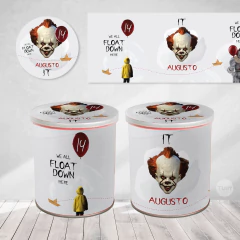 Etiqueta imprimible pringles it, party supplies, personalizable, printable, birthday payaso pennywise