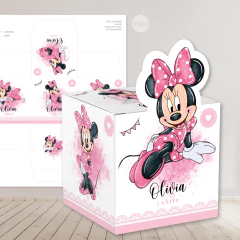 Caja cubo imprimible blanca snoopy tukit - (copia)