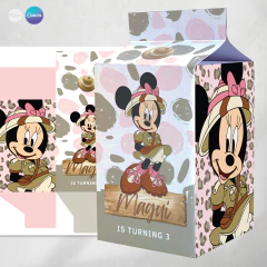 Milk box milkbox imprimible minnie safari tukit - comprar online