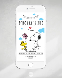 Kit imprimible snoopy fondo blanco tukit - tienda online