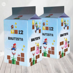 Caja milk box milkbox cajita imprimible super mario tukit