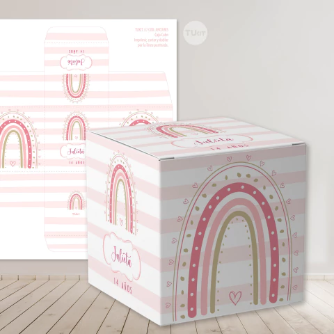 Caja cubo imprimible gatitos tukit - (copia)