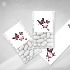 Kit imprimible baño sos canasta emergencia mariposas rosas tukit - comprar online