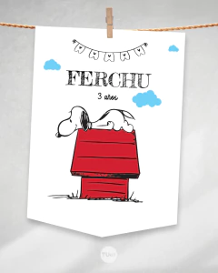 Kit imprimible snoopy fondo blanco tukit - tienda online