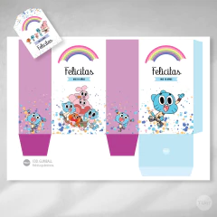 Kit imprimible el maravilloso mundo de gumball cumpleaños tukit en internet