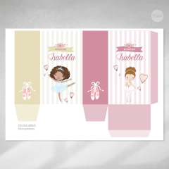 Kit imprimible bailarinas tukit - TuKit