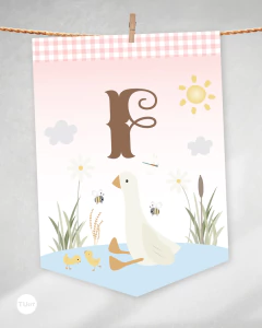 Imagen de Kit imprimible animales de la granja patos abejas tukit