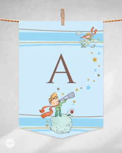 Kit imprimible el principito little prince celeste candy bar tukit - TuKit