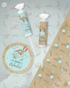 Kit imprimible el principito rustico candy bar tukit - TuKit