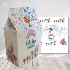 Kit imprimible el maravilloso mundo de gumball cumpleaños tukit - TuKit