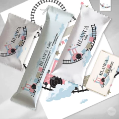 Kit imprimible trenes pasteles tukit - comprar online