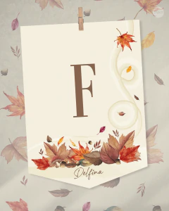 Kit imprimible hojas de otoño autumn tukit