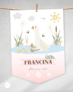 Kit imprimible animales de la granja patos abejas tukit - comprar online