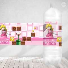 Imagen de Kit imprimible princesa peach candy bar tukit