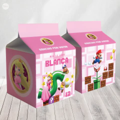 Kit imprimible princesa peach candy bar tukit