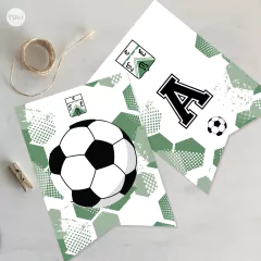 Banderines imprimibles cumpleaños futbol tukit - (copia)