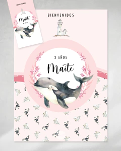 Kit imprimible sirenita ariel tukit - (copia) - (copia) - loja online