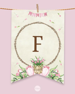 Kit imprimible bicicleta flores jardin tukit en internet