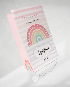 Kit imprimible arcoiris dorado rosa rainbow - (copia) - loja online