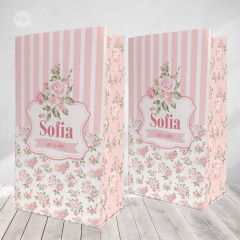 Kit imprimible flores rosas fb shabby chic tukit on internet