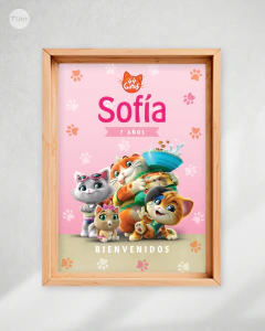 Kit imprimible 44 gatos cats candy bar tukit - comprar online
