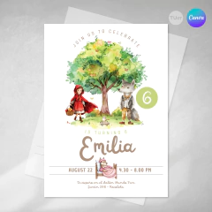 Invitacion dinosaurios texto editable canva tukit - (copia)
