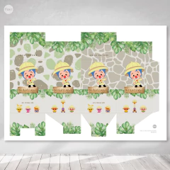 Milk box milkbox imprimible payaso plim plim safari tukit - comprar online
