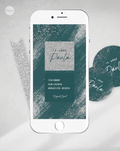 Kit imprimible textura pinceladas glitter tukit