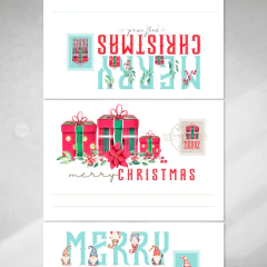 Postales imprimibles salutacion papanoel felices fiestas tukit - (copia)