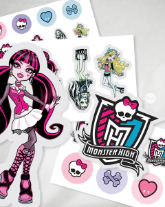 Banderines imprimibles deco monster high figuras tukit en internet
